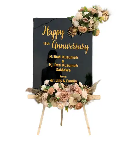 Papan Bunga Akrilik Pangkal